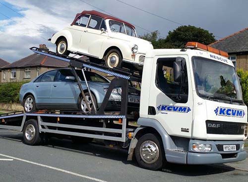 Classic car transportation